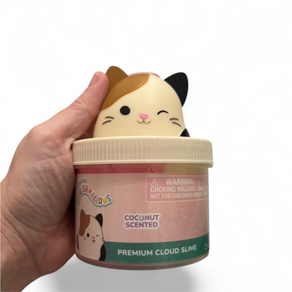 Squishmallow scented- Coconut, Vanilla, Blueberry Cloudfoam slime set of 3 - Picture 3 of 4